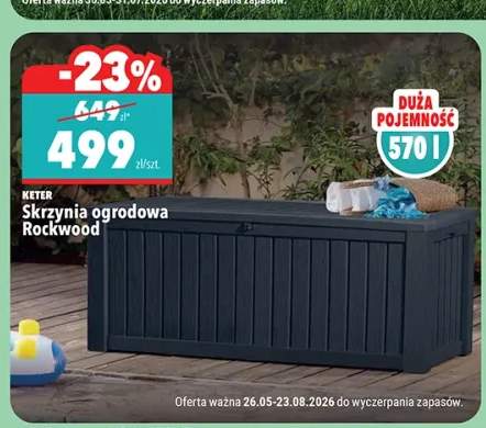 Skrzynia ogrodowa KETER Rockwood 570l