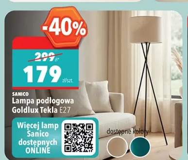 Lampa podłogowa SANICO Goldlux Tekla E27