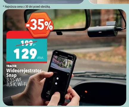 Wideorejestrator TRACER Snap 3.5S-WF 3,5 K Wi-Fi