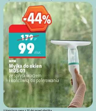 Myjka do okien MPM MDS-01 ze spryskiwaczem i końcówką do polerowania