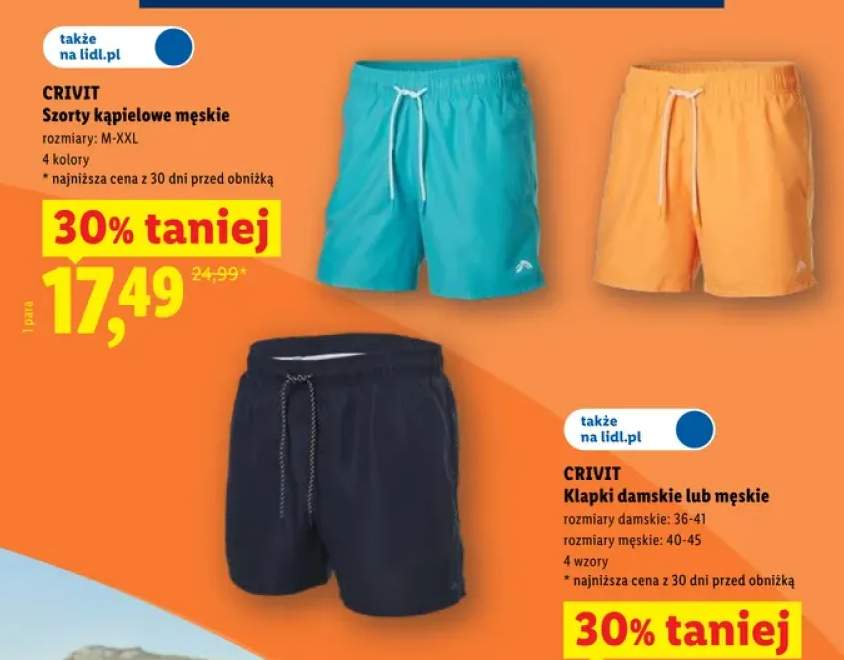 szorty kąpielowe męskie