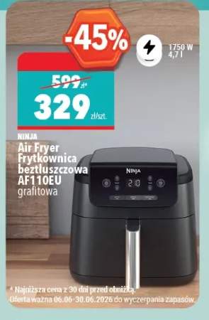 Air Fryer Frytkownica beztłuszczowa NINJA AF110EU grafitowa 1750W 4,7l