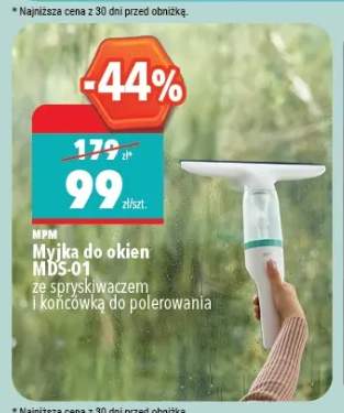 Myjka do okien MPM MDS-01 ze spryskiwaczem i końcówką do polerowania