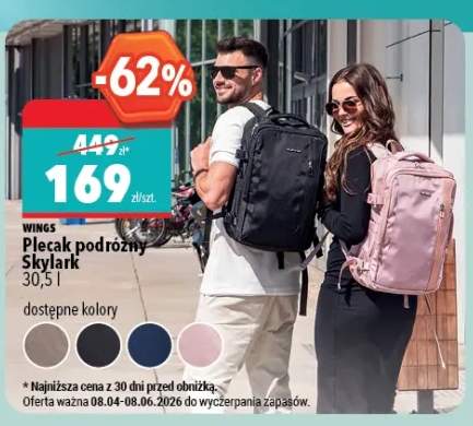 Plecak podróżny WINGS Skylark 30,5l