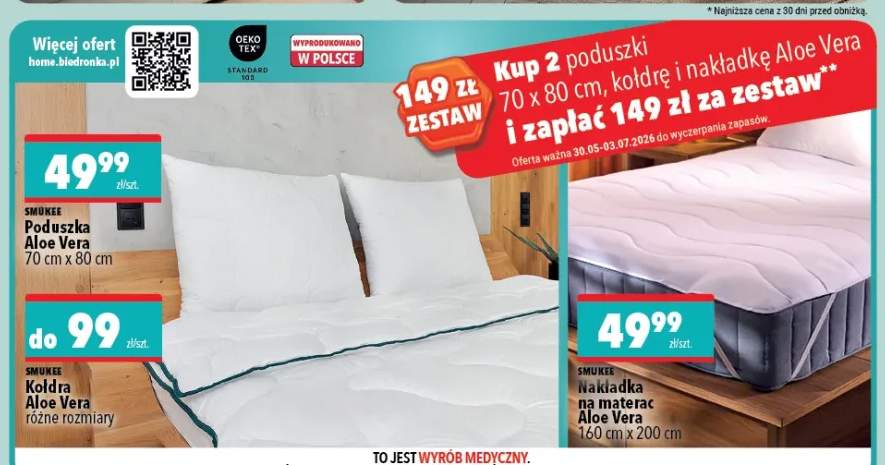 Kołdra SMUKEE Aloe Vera