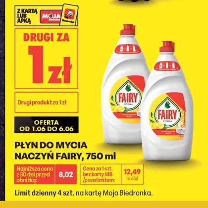 Płyn do mycia naczyń Fairy