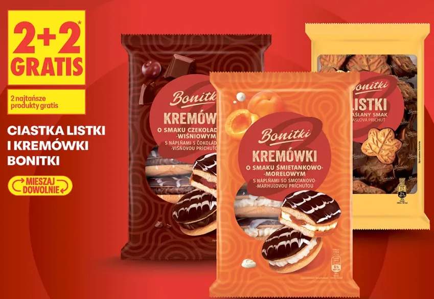 Ciastka kremówki Bonitki