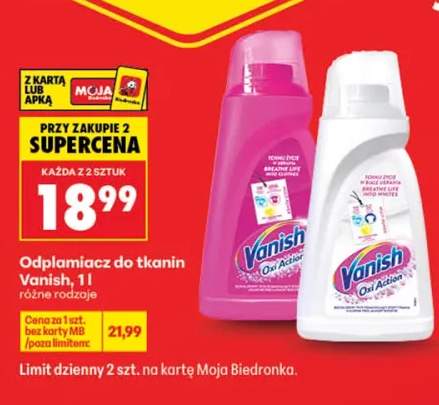 Odplamiacz do tkanin Vanish