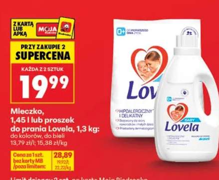 Proszek do prania Lovela do bieli