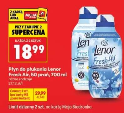 Płyn do płukania Lenor Fresh Air Fresh Wind 50 prań