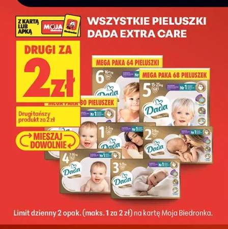 Pieluszki Dada Extra Care 2 3-6kg