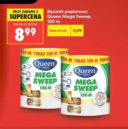 Ręcznik papierowy Queen Mega Sweep 120m