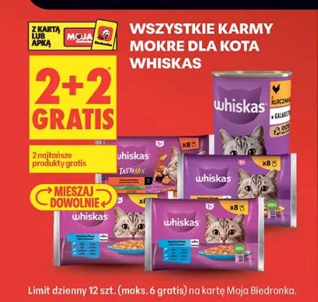 Karma mokra dla kota Whiskas z kurczakiem w galaretce