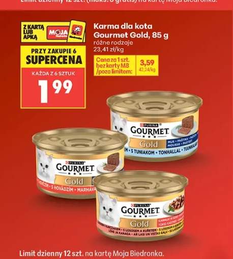 Karma dla kota Gourmet Gold z łososiem i kurczakiem