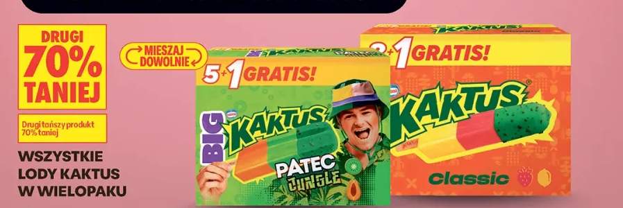 Lody Big Kaktus Patec Jungle 6-pak