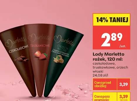 Lody Marletto rożek
