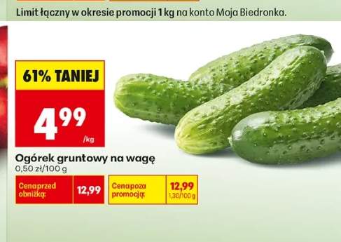Ogórek gruntowy na wagę