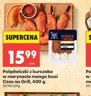 Polędwiczki z kurczaka w marynacie mango lassi Czas na Grill