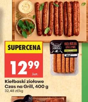 Kiełbaski ziołowe Czas na Grill