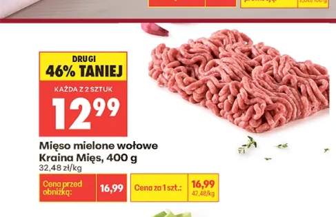 Mięso mielone wołowe Kraina Mięs