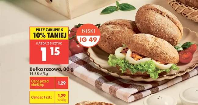 Bułka razowa