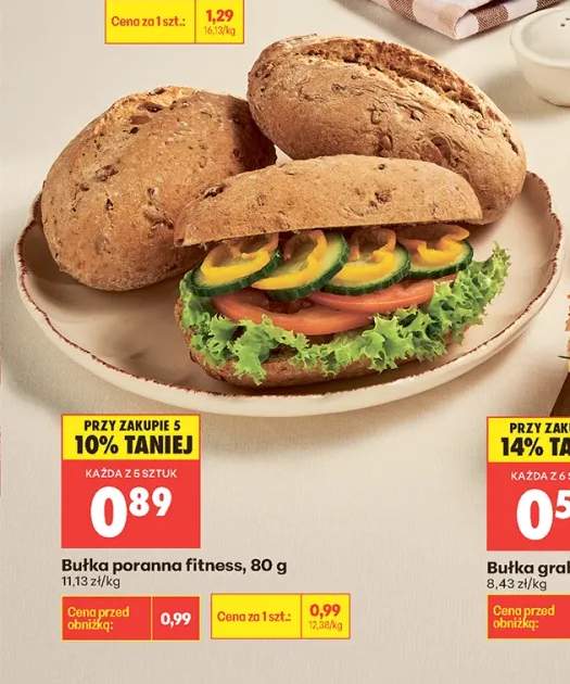 Bułka poranna fitness
