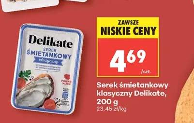 Serek śmietankowy klasyczny Delikate