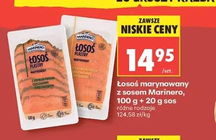 Łosoś marynowany z sosem Marinero
