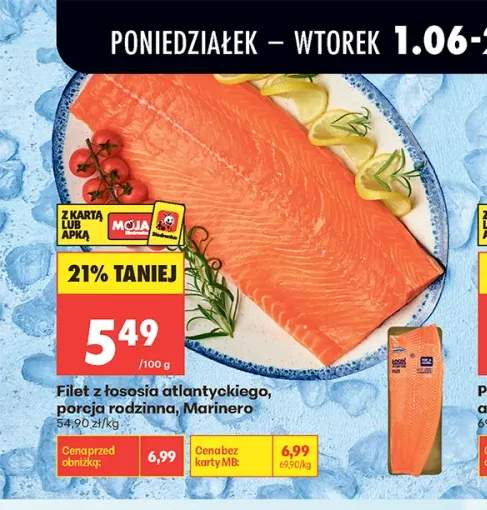 Filet z łososia atlantyckiego porcja rodzinna Marinero