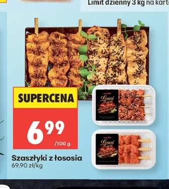Szaszłyki z łososia