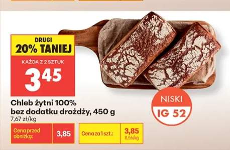 Chleb żytni 100% bez dodatku drożdży