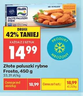 Złote paluszki rybne Frosta