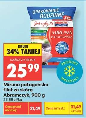 Miruna patagońska filet ze skórą Abramczyk
