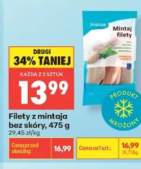 Filety z mintaja bez skóry Seacon