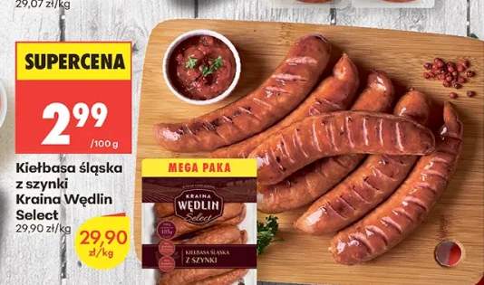 Kiełbasa śląska z szynki Kraina Wędlin Select