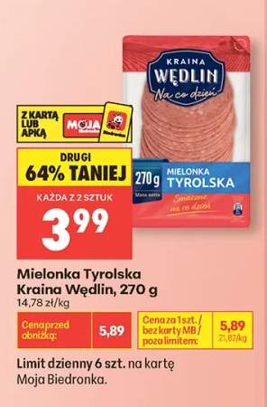 Mielonka Tyrolska Kraina Wędlin