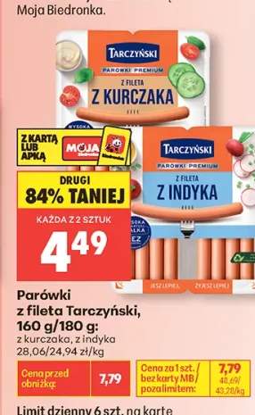 Parówki z fileta Tarczyński