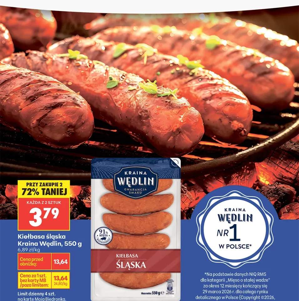 Kiełbasa śląska Kraina Wędlin