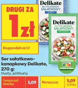 Ser sałatkowo-kanapkowy Delikate półtłusty