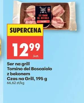 Ser na grill Tomino del Boscaiolo z bekonem Czas na Grill