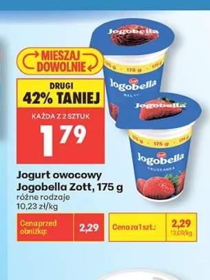 Jogurt owocowy Jogobella Zott malina