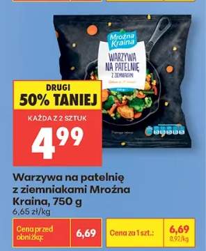 Warzywa na patelnię z ziemniakami Mroźna Kraina