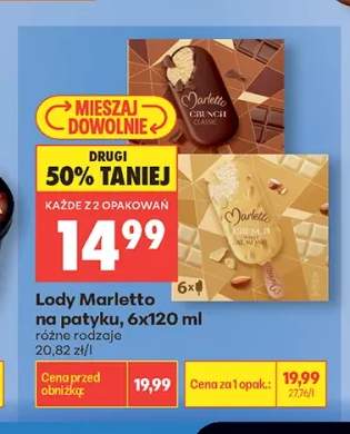 Lody Marletto na patyku