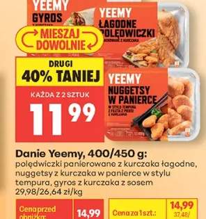 Gyros z kurczaka z sosem Yeemy