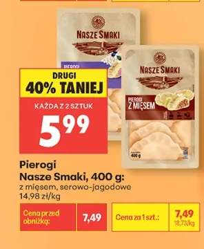 Pierogi serowo-jagodowe Nasze Smaki