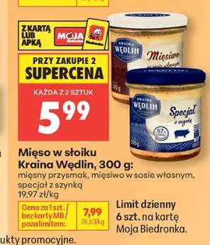 Mięsiwo w sosie własnym w słoiku Kraina Wędlin