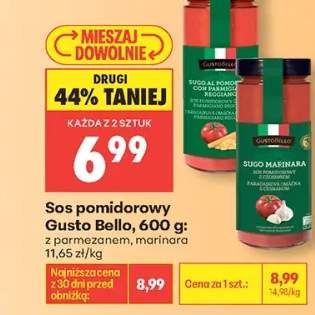 Sos pomidorowy z parmezanem Gusto Bello