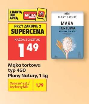 Mąka tortowa typ 450 Plony Natury
