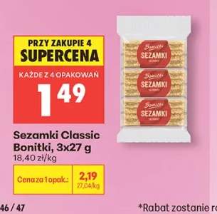 Sezamki Classic Bonitki 3-pak 27g