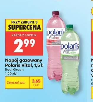 Napój gazowany Polaris Vital Green